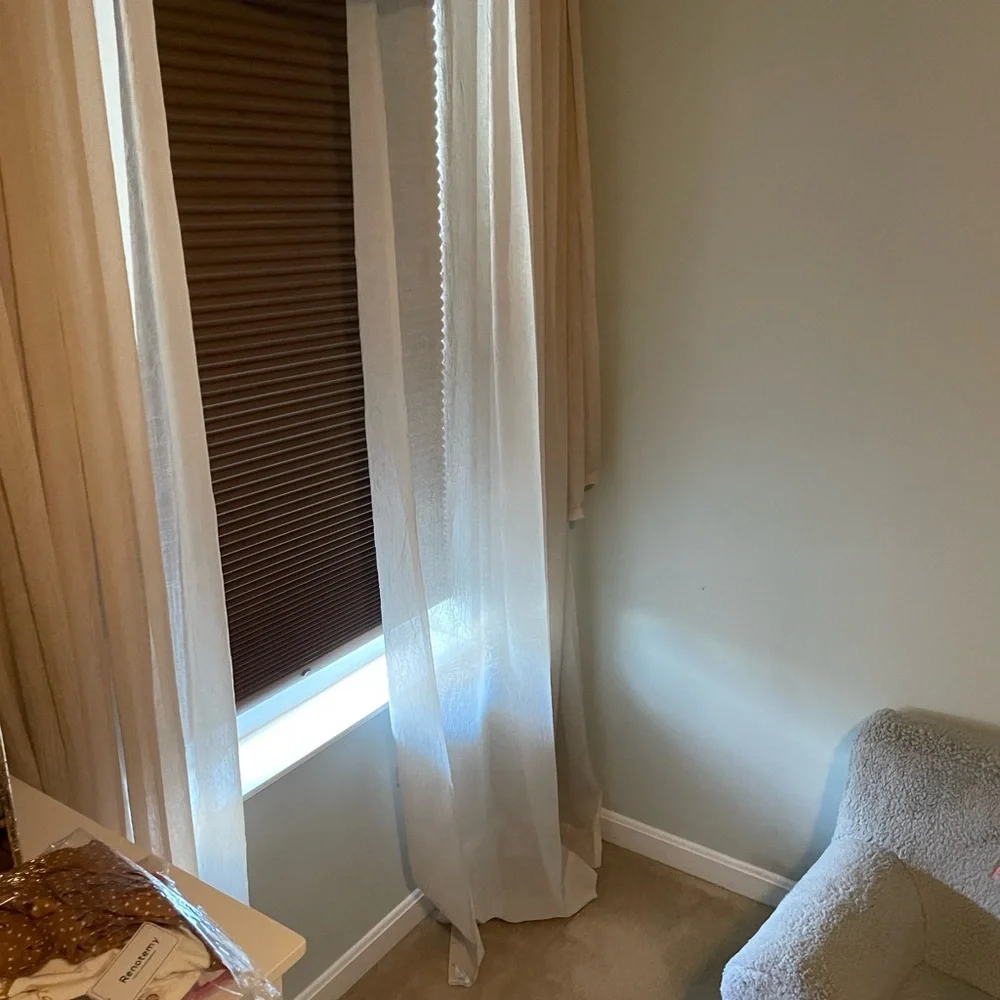 Sheer Panels and 2 scarf valances